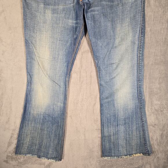 Diesel Zathan Vintage Made in Italy Regular-Bootcut Blue Jeans Mens Size W33 L30 - Picture 3 of 4